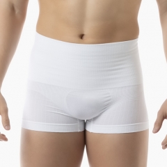 Men’s Shapewear High Waist Cotton Stretch Boxer Briefs 