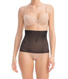 Light and breathable unisex firm control body shaping mesh girdle-3 splints anti rolling down