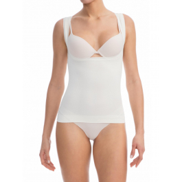 Canotta Modellante Donna - Body Snellente Con Coppe
