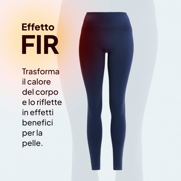 Farmacell - Leggings taille haute pour femme, massage anti-cellulite, fabriqué en Italie, 133, Peau, TT-Grand / 3T-Grand