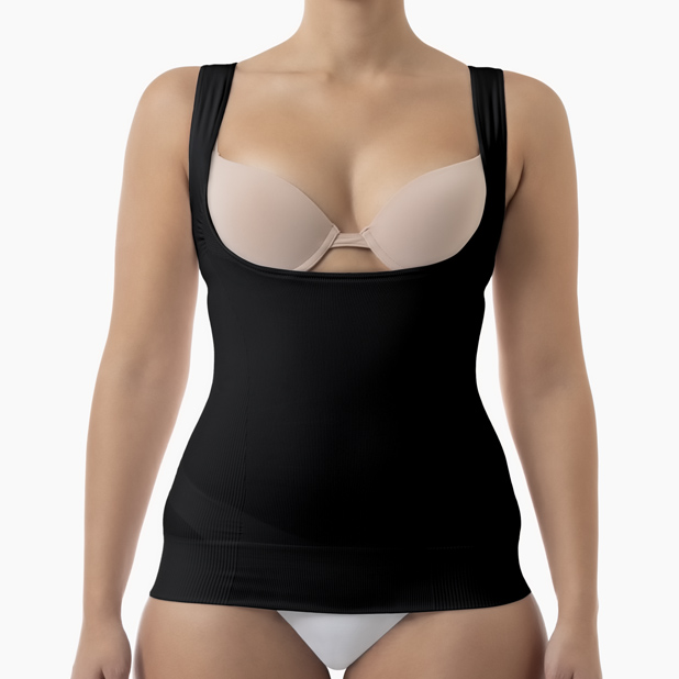 GORGLITTER Canottiera Corta Donna 2 In 1 Con Inserti In Rete – Crop Top Sportivo Estivo